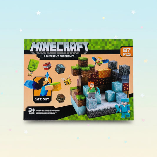 🧱 Set de Bloques Magnéticos Tipo Minecraft