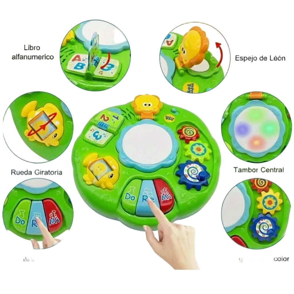 🎶 Mesa de Actividades Musical e Interactiva 2 en 1