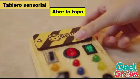 💡 Tablero Sensorial con Luces LED y Switches